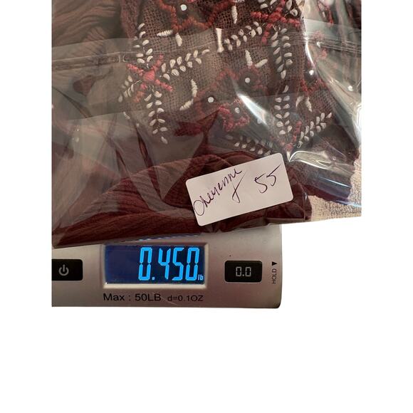 Boho country Shyanne Women's Tie Back Embellished Tank Size XL - Picture 11 of 11